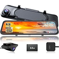 Amazon.co.jp: 最新ドライブレコーダーミラー型 5K解像度 12